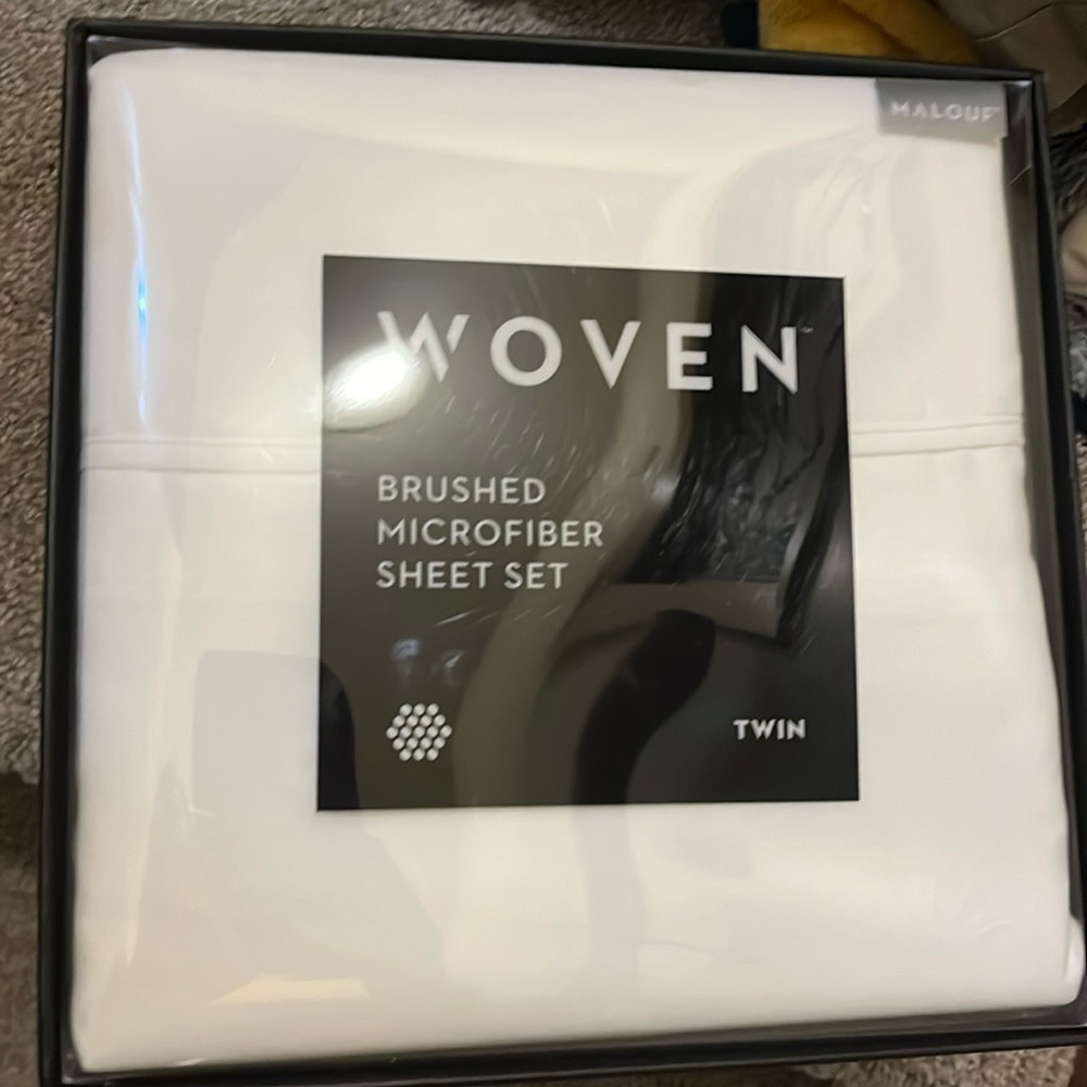 Woven by Malouf microfiber sheet set